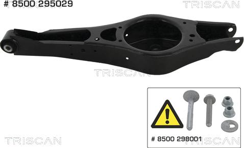 Triscan 8500 295029 — Wahacz, zawieszenie koła