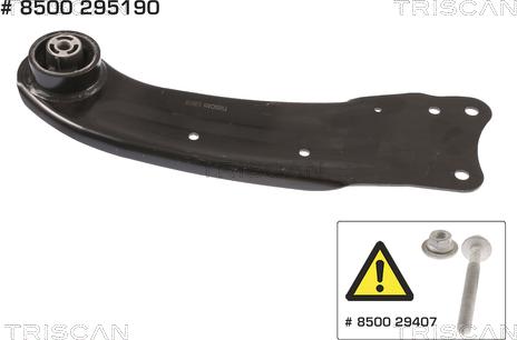 Triscan 8500 295190 — Wahacz, zawieszenie koła