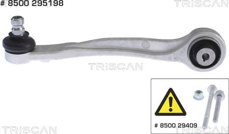 Triscan 8500 295198 — Wahacz, zawieszenie koła