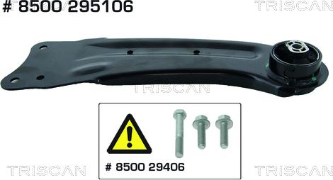 Triscan 8500 295106 — Wahacz, zawieszenie koła