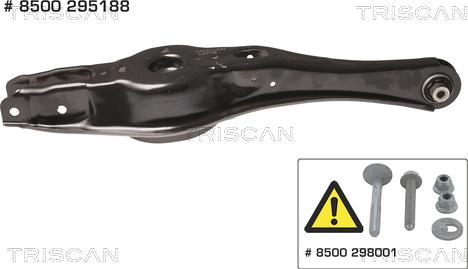 Triscan 8500 295188 — Wahacz, zawieszenie koła