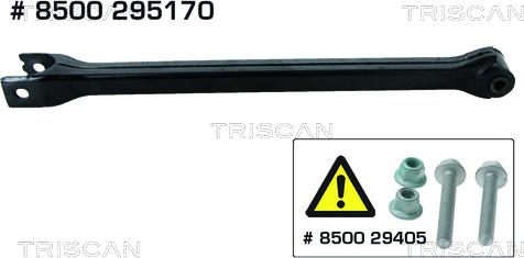 Triscan 8500 295170 - DRĄŻEK WAHACZA VW T. LE-PR A3-TT-BORA-GOLF4 4MOTION 519MM BEZ ŚRUB