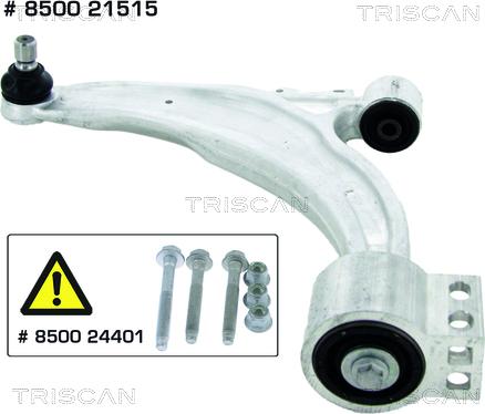 Triscan 8500 21515 — Wahacz, zawieszenie koła