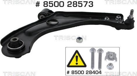 Triscan 8500 28573 — Wahacz, zawieszenie koła