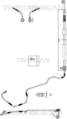 Triscan 8516 43009 — Wąż hydrauliczny, system kierowania