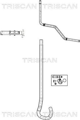 Triscan 8516 16033 — Wąż hydrauliczny, system kierowania