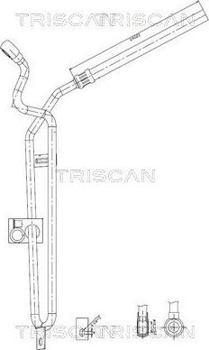 Triscan 8516 11031 — Wąż hydrauliczny, system kierowania