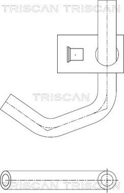 Triscan 8516 11024 — Wąż hydrauliczny, system kierowania