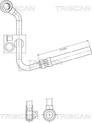 Triscan 8516 11025 — Wąż hydrauliczny, system kierowania