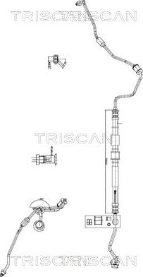 Triscan 8516 18001 — Wąż hydrauliczny, system kierowania
