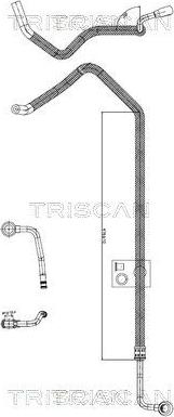 Triscan 8516 29090 — Wąż hydrauliczny, system kierowania