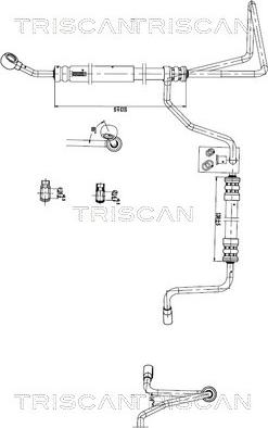 Triscan 8516 29054 — Wąż hydrauliczny, system kierowania