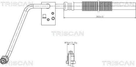 Triscan 8516 29066 — Wąż hydrauliczny, system kierowania