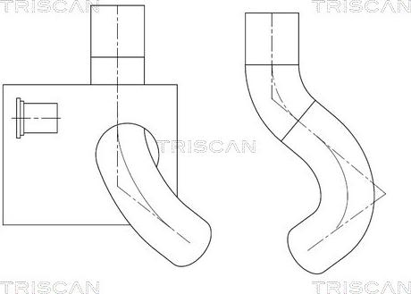 Triscan 8516 29067 — Wąż hydrauliczny, system kierowania