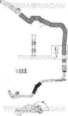 Triscan 8516 29088 — Wąż hydrauliczny, system kierowania