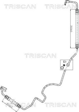 Triscan 8516 24001 — Wąż hydrauliczny, system kierowania