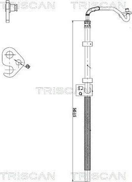 Triscan 8516 23010 — Wąż hydrauliczny, system kierowania