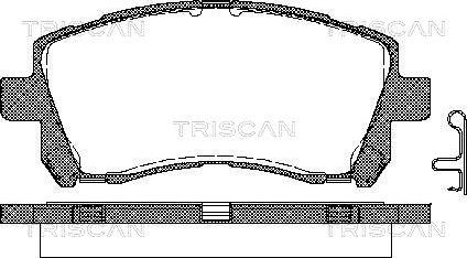 Maxgear 19-2134 - KLOCKI HAM. SUBARU P. IMPREZA 00--FORESTER-LEGACY 98-