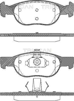TRW GDB1339 - KLOCKI HAM. FIAT P. PUNTO 97-
