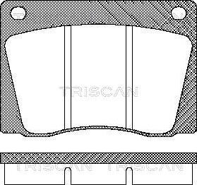 Textar 2002701 - KLOCKI HAM. ASTON MARTIN P. LAGONDA-VOLANTE-VIRAGE 5.3 69-95