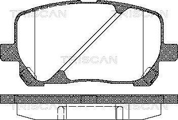 Maxgear 19-2148 - KLOCKI HAM. TOYOTA P. AVENSIS VERSO 01-05 2.0D4D
