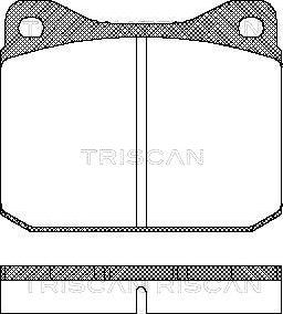TRW GDB1103 - KLOCKI HAM. VW P. LT 28-55