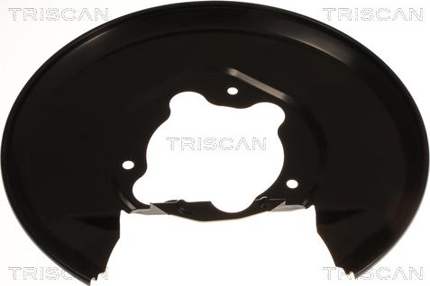 Triscan 8125 40204 — Panel rozbryzgiwujący, tarcza hamulcowa