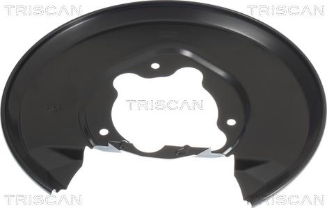 Triscan 8125 40205 — Panel rozbryzgiwujący, tarcza hamulcowa