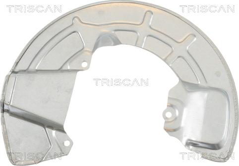 Triscan 8125 27106 — Panel rozbryzgiwujący, tarcza hamulcowa
