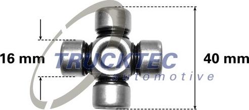TRUCKTEC 02.34.046 — Połączenie, kolumna kierownicza