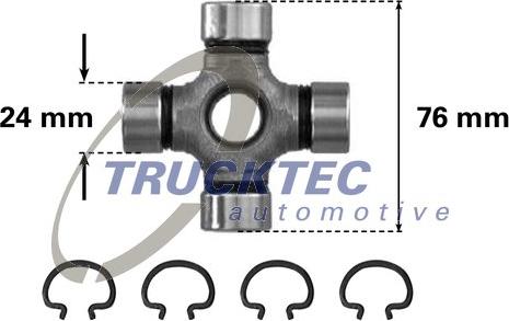 TRUCKTEC 02.34.004 — Połączenie, wał wzdłużny