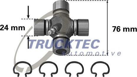 TRUCKTEC 02.34.017 — Połączenie, wał wzdłużny