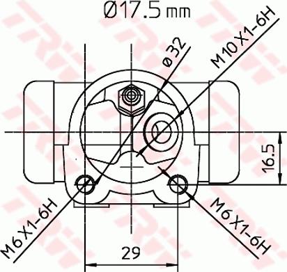 TRW BWC248 - CYLINDEREK HAM. SMART CITY-COUPE 98-04 LE