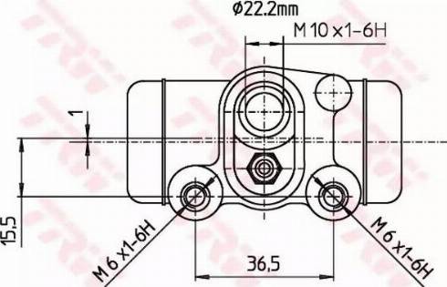 TRW BWH300 — Cylinderek hamulcowy