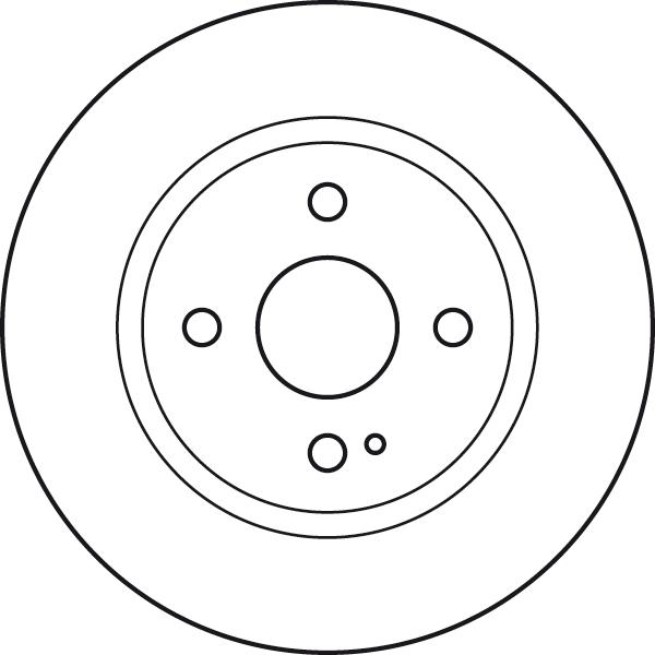 TRW DF4966 - TARCZA HAM. MAZDA P. 2 1.3-1.6 07-15