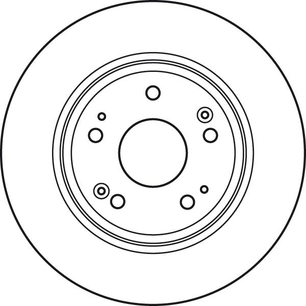 TRW DF4982 - Tarcza hamulcowa