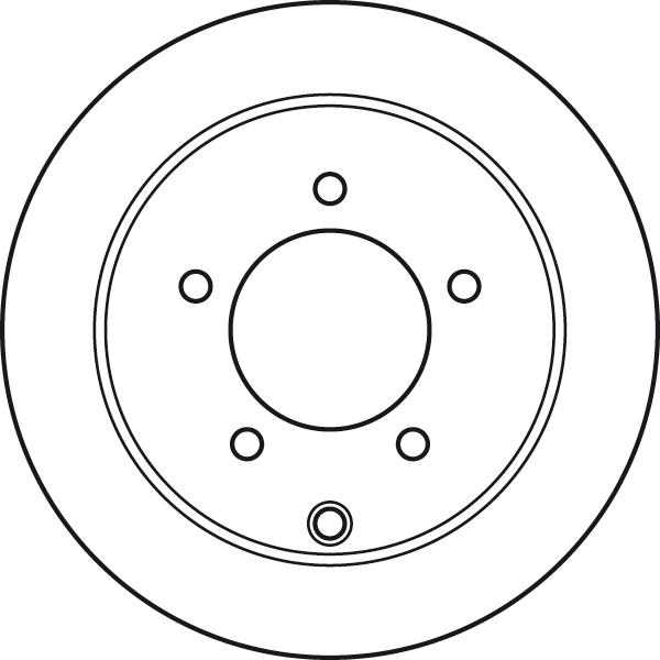 TRW DF4973 - Tarcza hamulcowa