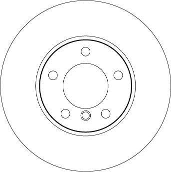 TRW DF4459 - TARCZA HAM. BMW P. E90 05-