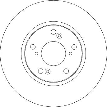 TRW DF4486 - TARCZA HAM. HONDA P. CIVIC-CR-V-FR-V-STREAM 01-