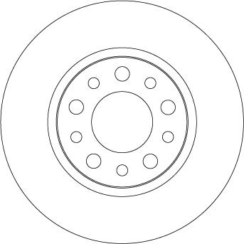 TRW DF4477 - Tarcza hamulcowa