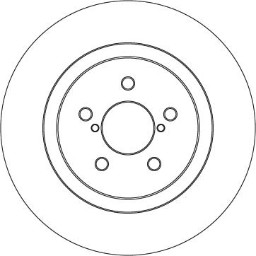 TRW DF4640 — Tarcza hamulcowa