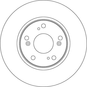 TRW DF4610 — Tarcza hamulcowa