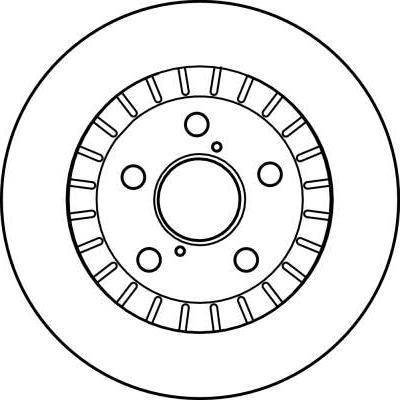 TRW DF4093 - TARCZA HAM. TOYOTA P. RAV4