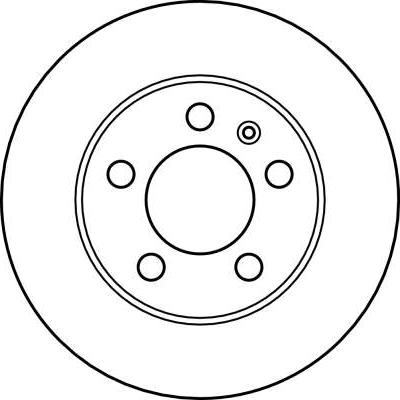 TRW DF4052 - Tarcza hamulcowa