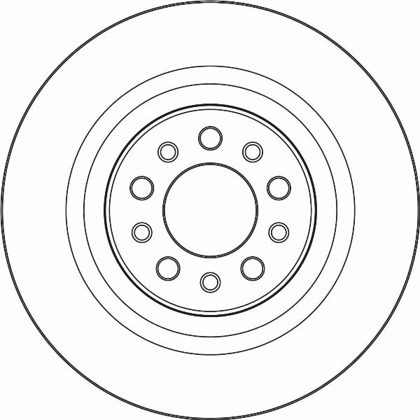 TRW DF4068 — Tarcza hamulcowa