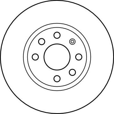 TRW DF4165 - Tarcza hamulcowa