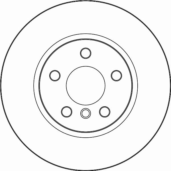 TRW DF4177 — Tarcza hamulcowa