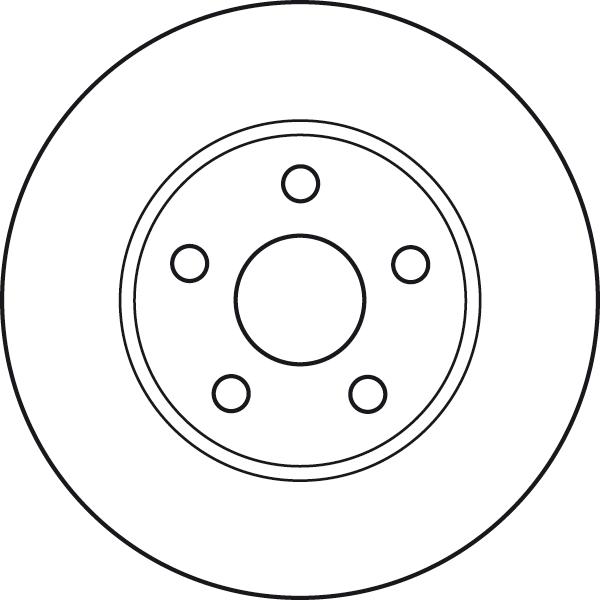 TRW DF4877 - Tarcza hamulcowa