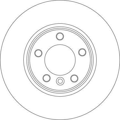 TRW DF4359 - Tarcza hamulcowa