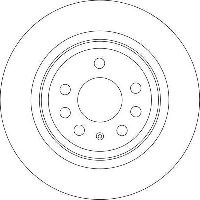 TRW DF4284 - Tarcza hamulcowa